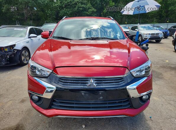 JA4AP4AW2HZ061927 2017 MITSUBISHI OUTLANDER Red Widok z przodu
