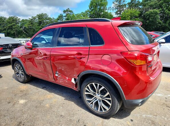 JA4AP4AW2HZ061927 2017 MITSUBISHI OUTLANDER Red Tył lewy