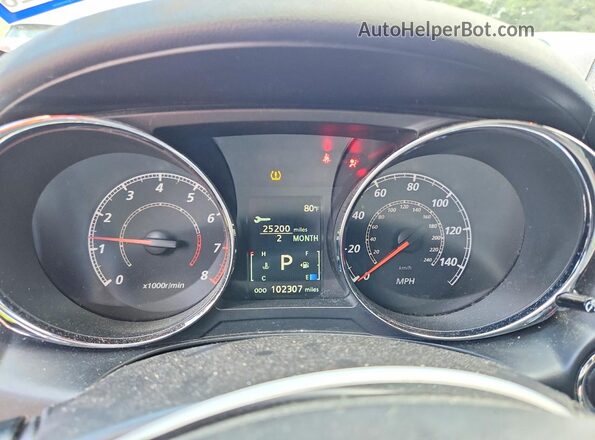 JA4AP4AW2HZ061927 2017 MITSUBISHI OUTLANDER Red Widok zestawu wskaźników