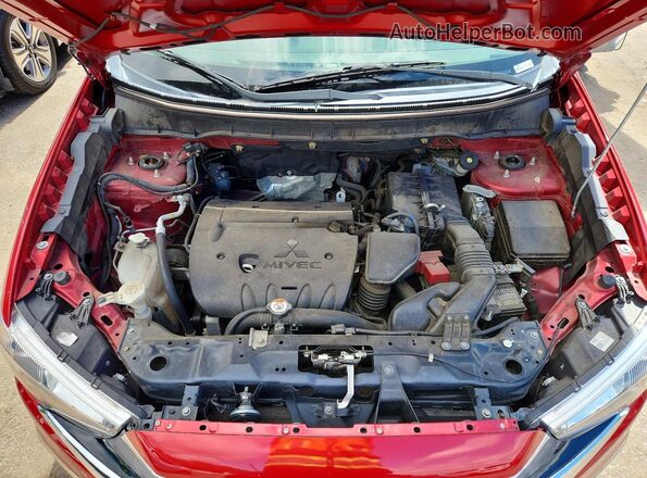 JA4AP4AW2HZ061927 2017 MITSUBISHI OUTLANDER Red Widok wnętrza z tyłu