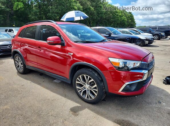 JA4AP4AW2HZ061927 2017 MITSUBISHI OUTLANDER Red Przód prawy