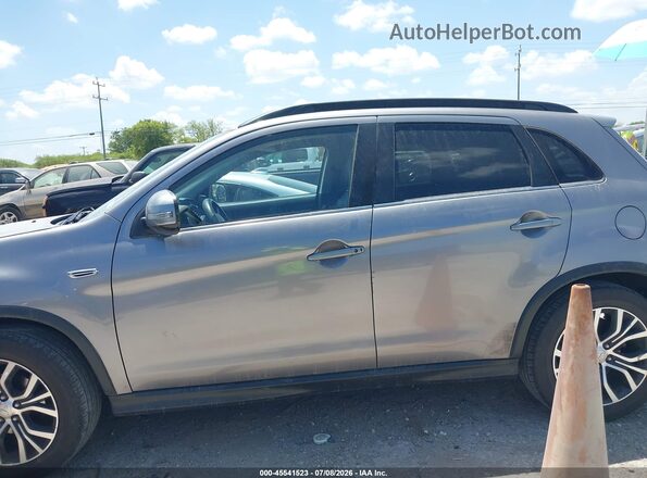JA4AP4AW5JU025104 2018 MITSUBISHI OUTLANDER SPORT Silver Սալոնի 360 աստիճան տեսք