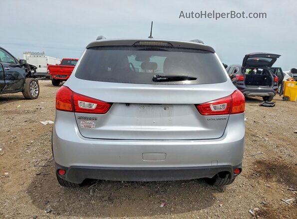 JA4AP4AWXGZ027619 2016 MITSUBISHI OUTLANDER Silver Widok z tyłu