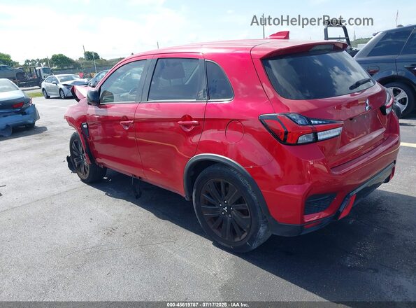 JA4APUAU0NU022194 2022 MITSUBISHI OUTLANDER SPORT Red Задня ліва чверть
