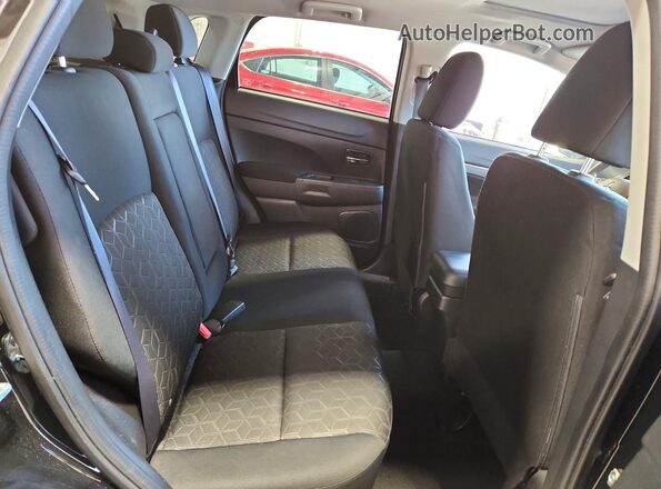 JA4APUAU1MU009419 2021 MITSUBISHI OUTLANDER Black უკანა სალონის ხედი