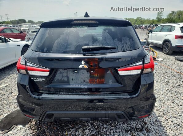 JA4APUAU2MU024124 2021 MITSUBISHI OUTLANDER Black უკანა ხედი