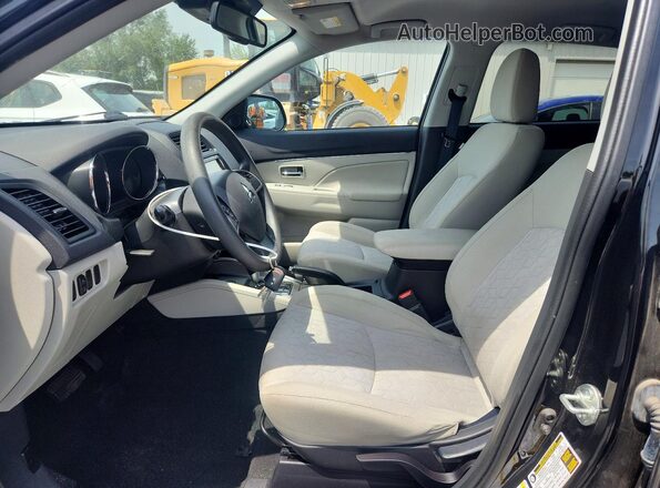 JA4APUAU2MU024124 2021 MITSUBISHI OUTLANDER Black წინა სალონის ხედი