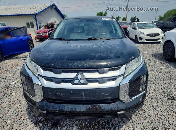JA4APUAU2MU024124 2021 MITSUBISHI OUTLANDER Black წინა ხედი