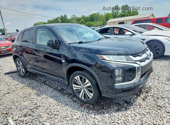 JA4APUAU2MU024124 2021 MITSUBISHI OUTLANDER Black წინა მარჯვენა