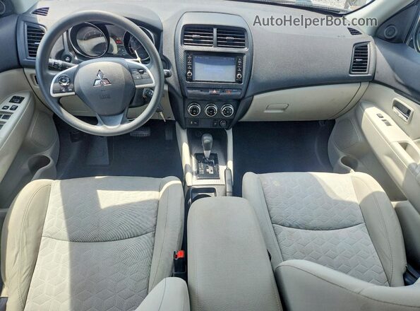 JA4APUAU2MU024124 2021 MITSUBISHI OUTLANDER Black წინა პანელის ხედი