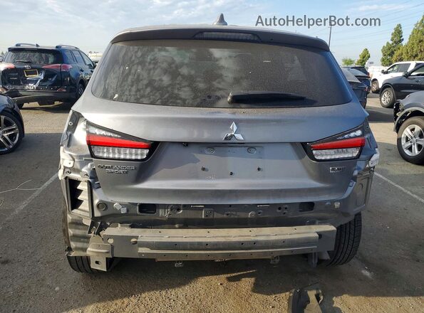 JA4APUAU2MU024429 2021 MITSUBISHI OUTLANDER Silver Вид ззаду