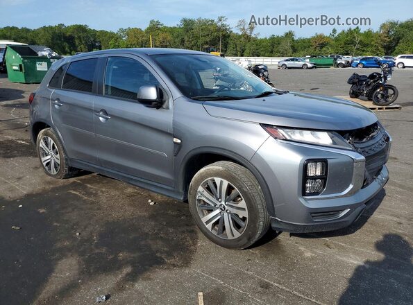 JA4APUAU3MU010524 2021 MITSUBISHI OUTLANDER Gray Delantero derecho