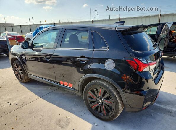 JA4APUAU6MU014762 2021 MITSUBISHI OUTLANDER Black უკანა მარცხენა