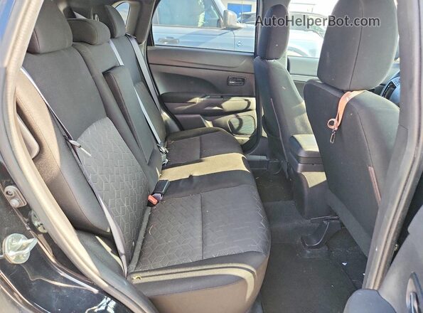 JA4APUAU6MU014762 2021 MITSUBISHI OUTLANDER Black უკანა სავარძლების ხედი