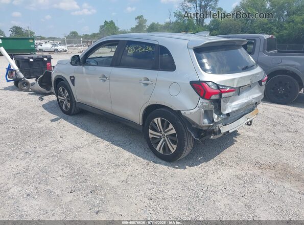 JA4APUAU7MU016441 2021 MITSUBISHI OUTLANDER SPORT Silver Trasero izquierdo