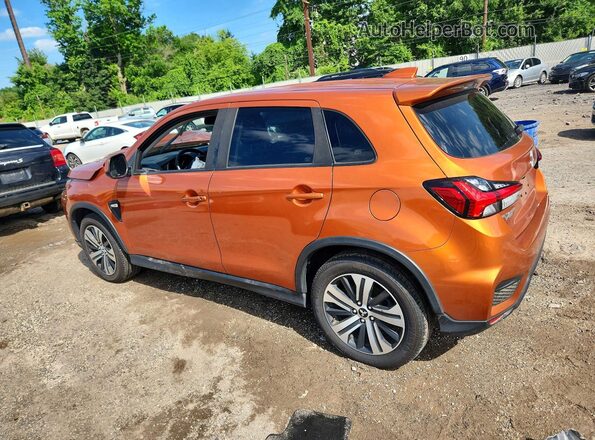 JA4APUAU7NU009541 2022 MITSUBISHI OUTLANDER Orange Tył lewy