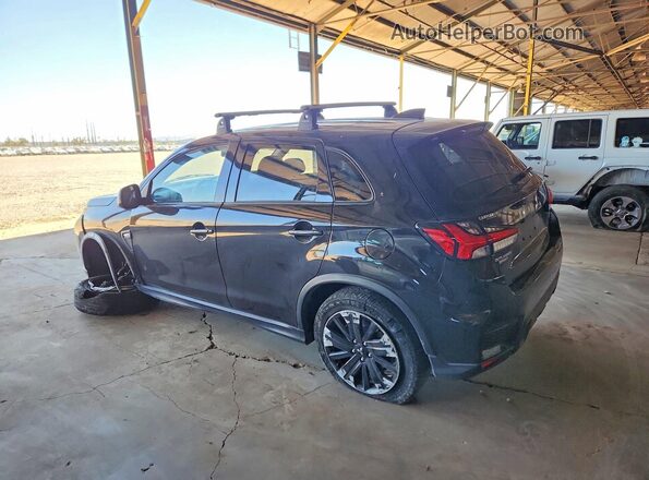 JA4APUAU8NU014098 2022 MITSUBISHI OUTLANDER Black უკანა მარცხენა