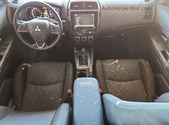 JA4APUAU8NU014098 2022 MITSUBISHI OUTLANDER Black წინა პანელის ხედი
