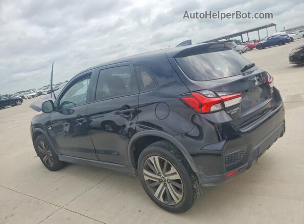 JA4APUAUXMU021732 2021 MITSUBISHI OUTLANDER Black Задня ліва чверть