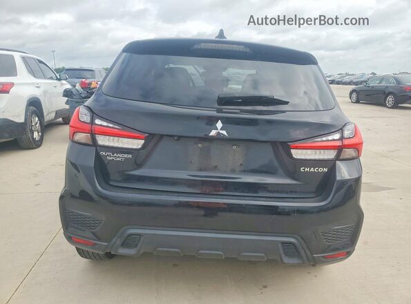 JA4APUAUXMU021732 2021 MITSUBISHI OUTLANDER Black Вид ззаду