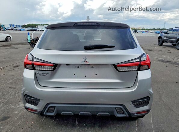 JA4APUAUXMU036716 2021 MITSUBISHI OUTLANDER Silver უკანა ხედი