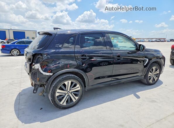 JA4APVAU0MU021776 2021 MITSUBISHI OUTLANDER Черный Задняя правая четверть