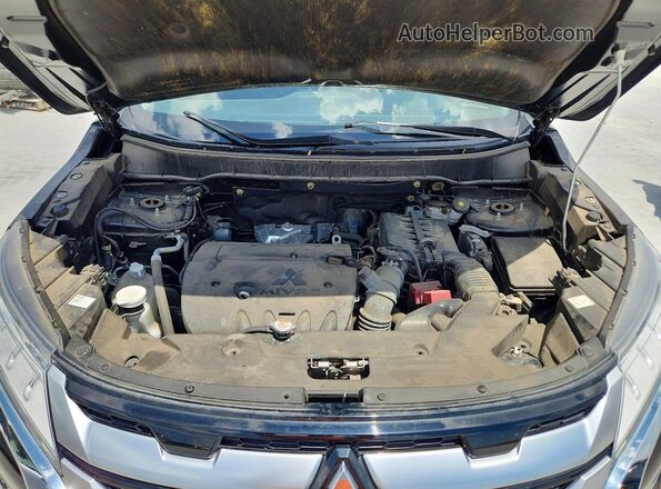 JA4APVAU0MU021776 2021 MITSUBISHI OUTLANDER Черный Вид подкапотного пространства