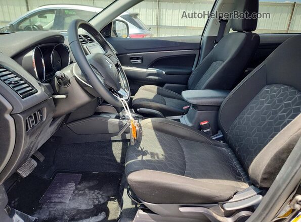 JA4APVAU0MU021776 2021 MITSUBISHI OUTLANDER Черный Вид салона спереди