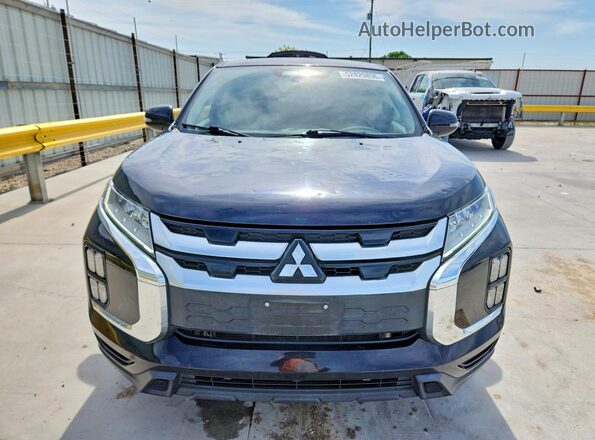JA4APVAU3MU019813 2021 MITSUBISHI OUTLANDER Black Вид спереду