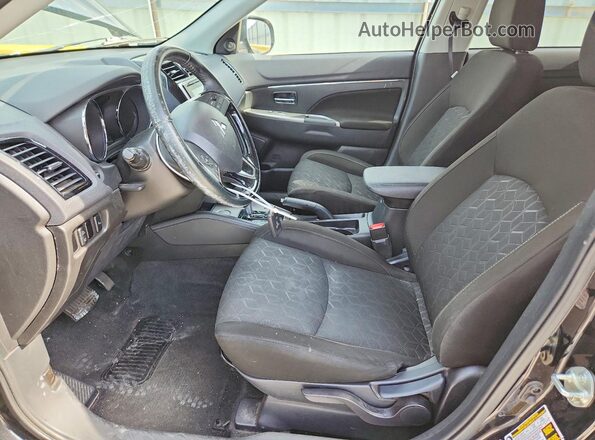 JA4APVAU3MU019813 2021 MITSUBISHI OUTLANDER Black Вид салону спереду