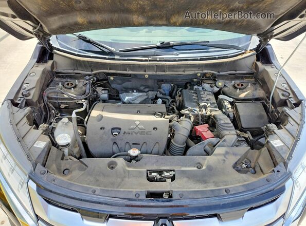 JA4APVAU3MU019813 2021 MITSUBISHI OUTLANDER Black Вид задньої частини салону