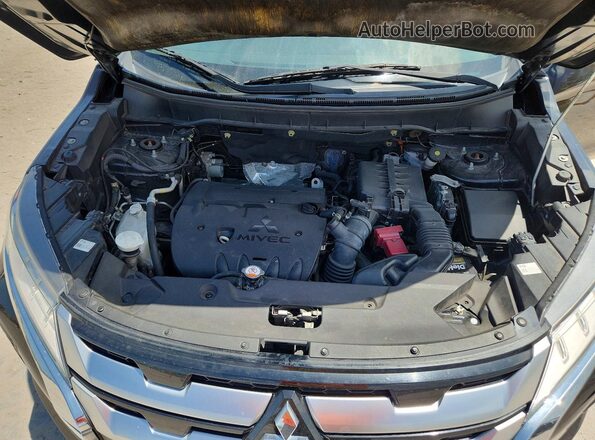 JA4APVAU4MU012496 2021 MITSUBISHI OUTLANDER Black Vista interior trasera