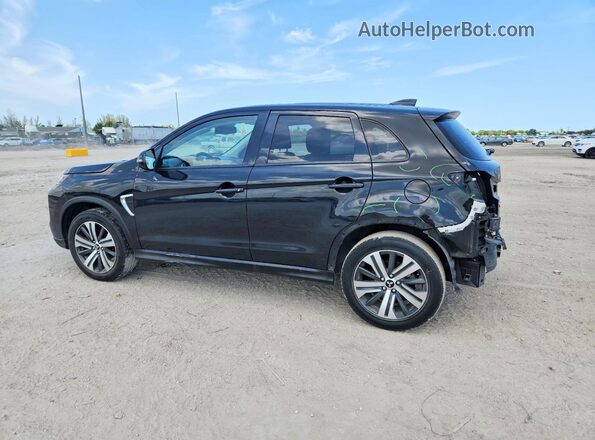 JA4APVAU4MU012496 2021 MITSUBISHI OUTLANDER Black Trasero izquierdo