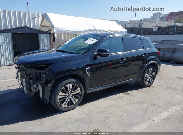 JA4APVAU4MU015771 2021 MITSUBISHI OUTLANDER SPORT Black Передня ліва чверть