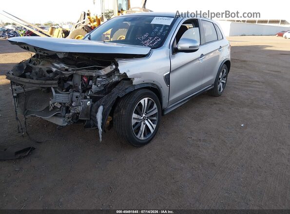 JA4APVAU4MU015849 2021 MITSUBISHI OUTLANDER SPORT Silver წინა მარცხენა ხედი სამი მეოთხედიდან