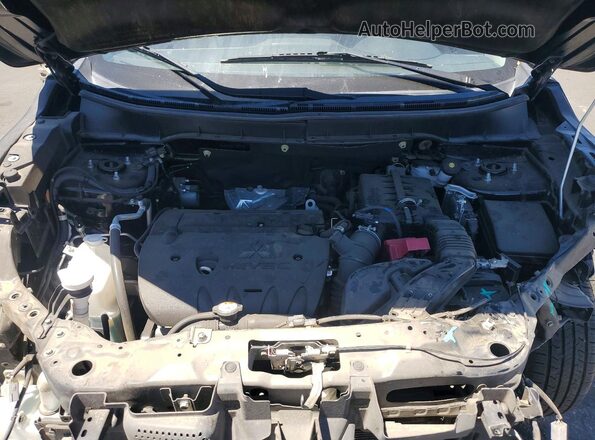 JA4APVAU4MU015916 2021 MITSUBISHI OUTLANDER Black Widok komory silnika