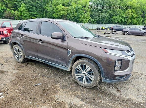JA4APVAU7MU011648 2021 MITSUBISHI OUTLANDER Gray Delantero derecho