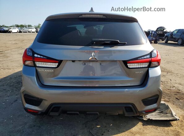 JA4APVAU7MU016929 2021 MITSUBISHI OUTLANDER Серебряный Вид сзади