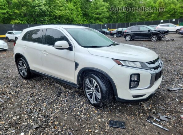 JA4APVAU8MU014302 2021 MITSUBISHI OUTLANDER Белый Передняя правая четверть
