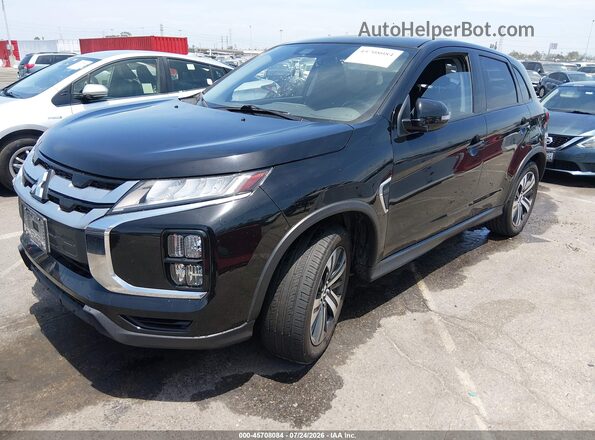 JA4APVAU8MU019418 2021 MITSUBISHI OUTLANDER SPORT Черный Передняя левая четверть