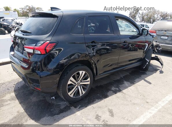 JA4APVAU8MU019418 2021 MITSUBISHI OUTLANDER SPORT Черный Задняя правая четверть