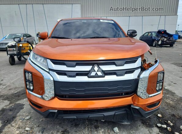 JA4APVAU9NU017548 2022 MITSUBISHI OUTLANDER Orange Vista frontal