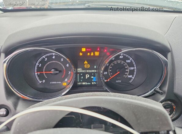 JA4APVAUXNU023133 2022 MITSUBISHI OUTLANDER White Widok zestawu wskaźników