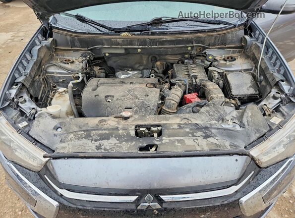 JA4AR3AU0KU013477 2019 MITSUBISHI OUTLANDER Серебряный Вид задней части салона