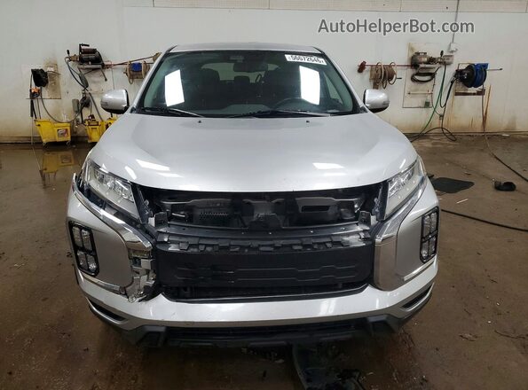 JA4AR3AU0LU019166 2020 MITSUBISHI OUTLANDER Silver Front view