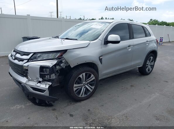 JA4AR3AU0LU025663 2020 MITSUBISHI OUTLANDER SPORT Silver Передня ліва чверть