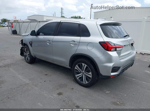 JA4AR3AU0LU025663 2020 MITSUBISHI OUTLANDER SPORT Silver Задня ліва чверть
