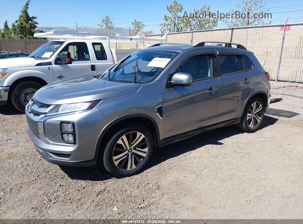 JA4AR3AU0LU030054 2020 MITSUBISHI OUTLANDER SPORT Gray Передня ліва чверть