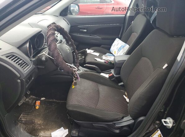 JA4AR3AU1HZ036682 2017 MITSUBISHI OUTLANDER Black Вид салону спереду