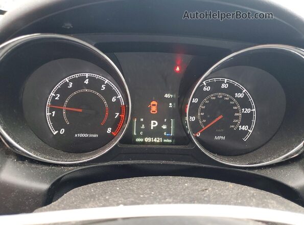 JA4AR3AU1HZ036682 2017 MITSUBISHI OUTLANDER Black Вид щитка приладів